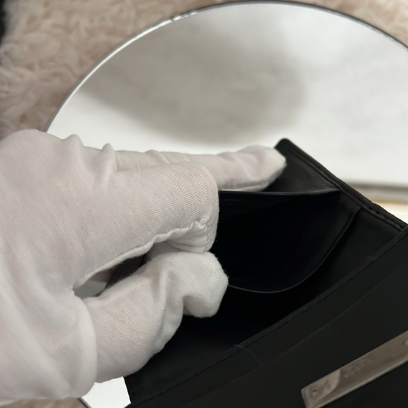 Gucci Black Canvas and Leather Card Wallet - Picture 9 of 16